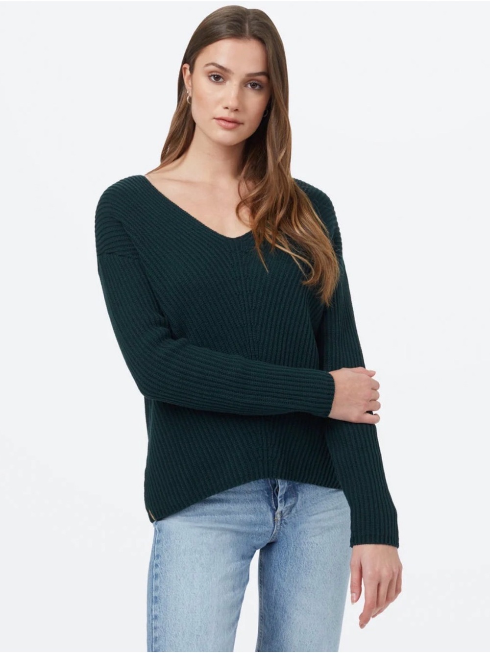 Tentree Organic Cotton V-Neck Sweater